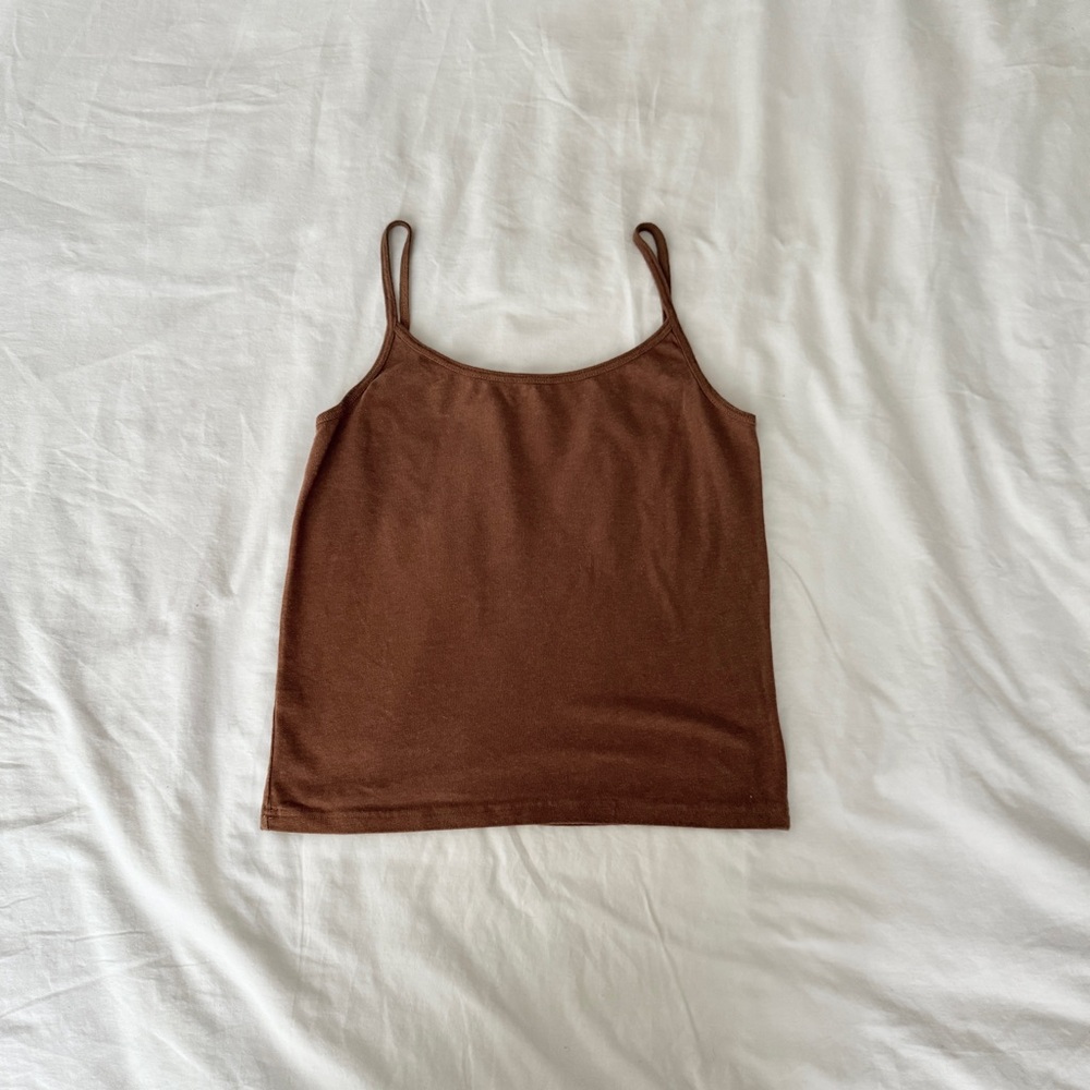 Brandy Melville Burnt Orange/Copper Tank Top